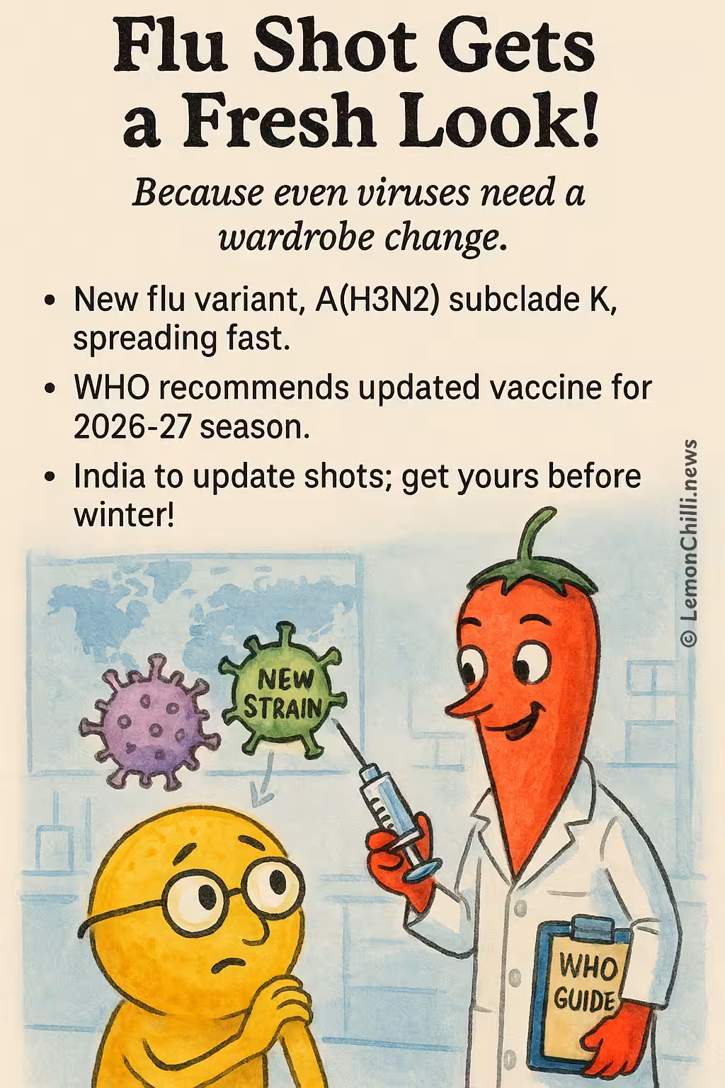 Flu Shot Gets a Fresh Look!