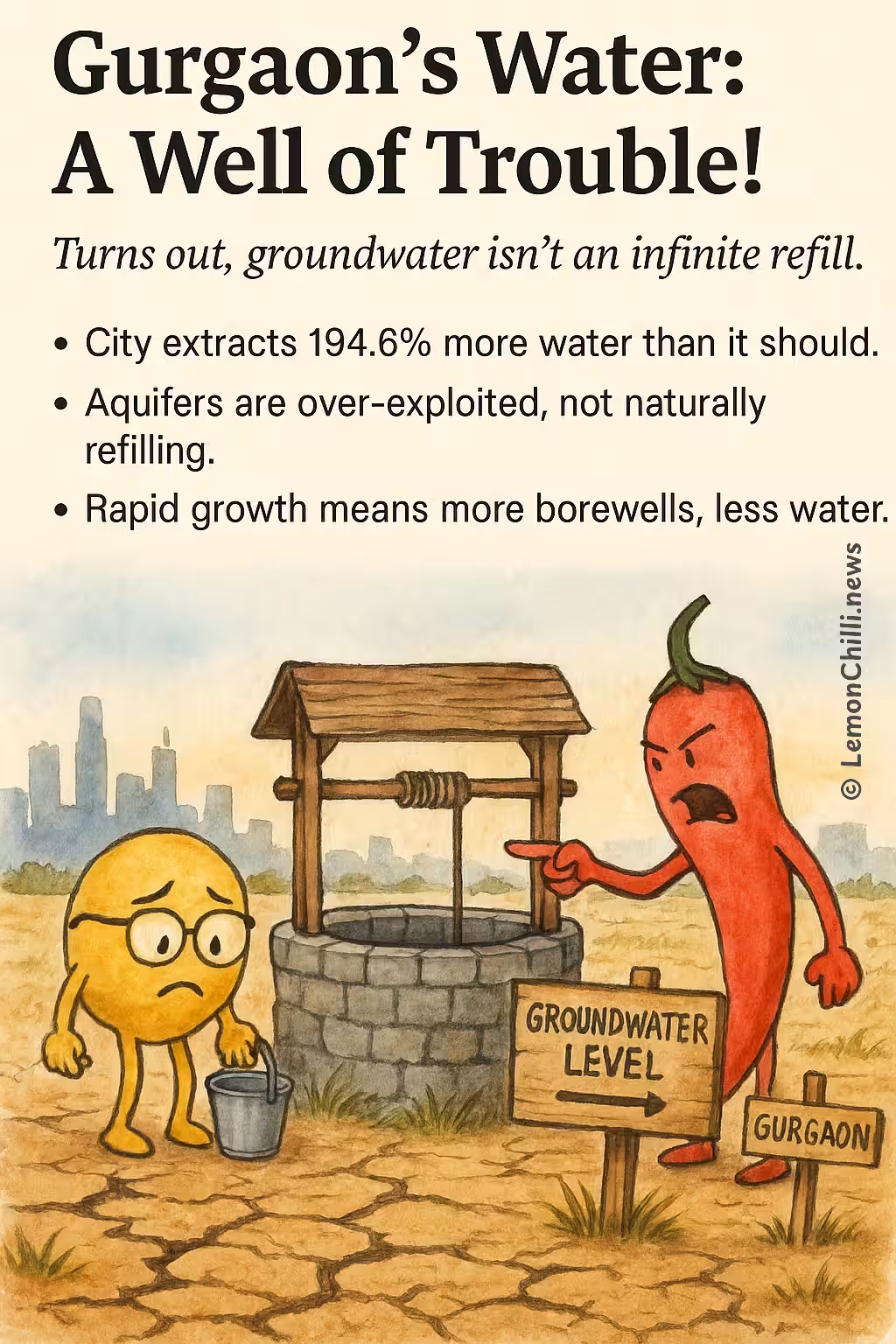 Gurgaon's Water: A Well of Trouble!