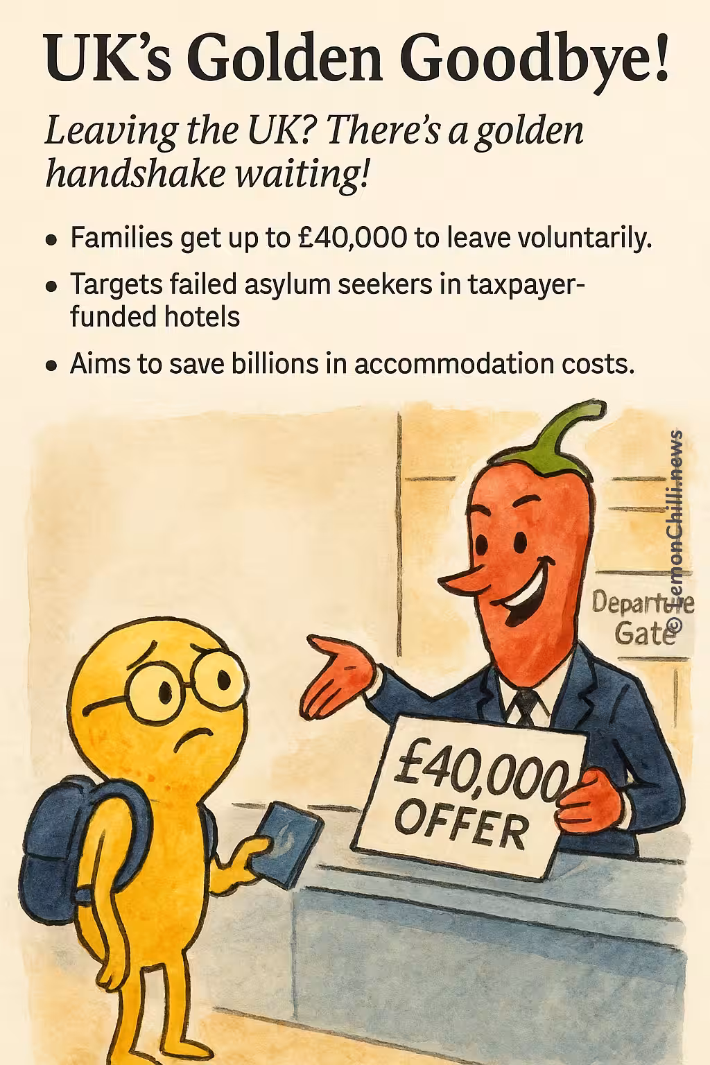 UK's Golden Goodbye!