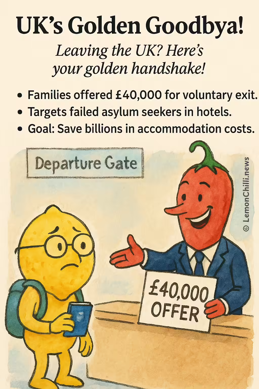 UK's Golden Goodbye!