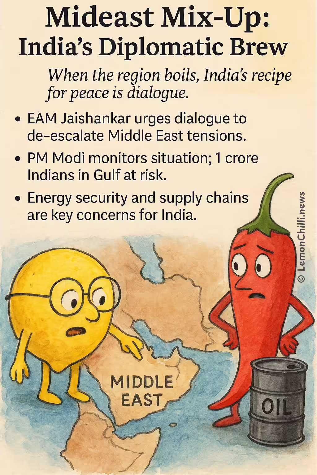 Mideast Mix-Up: India's Diplomatic Brew
