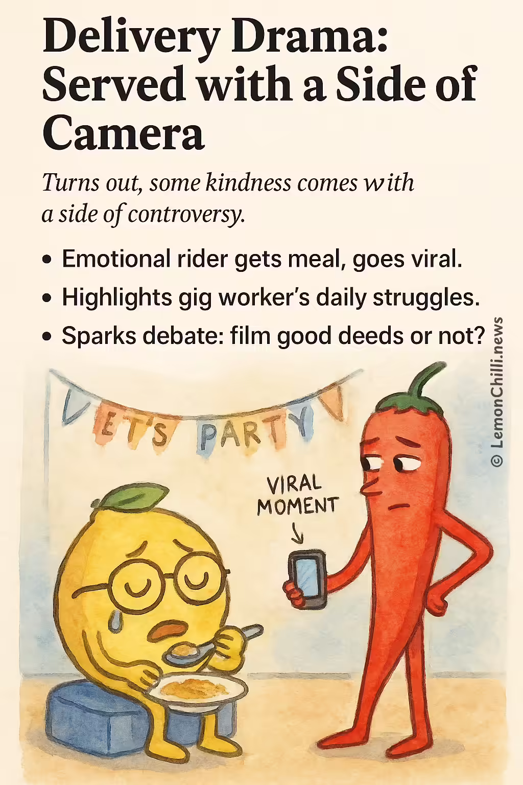 Delivery Drama: Served with a Side of Camera