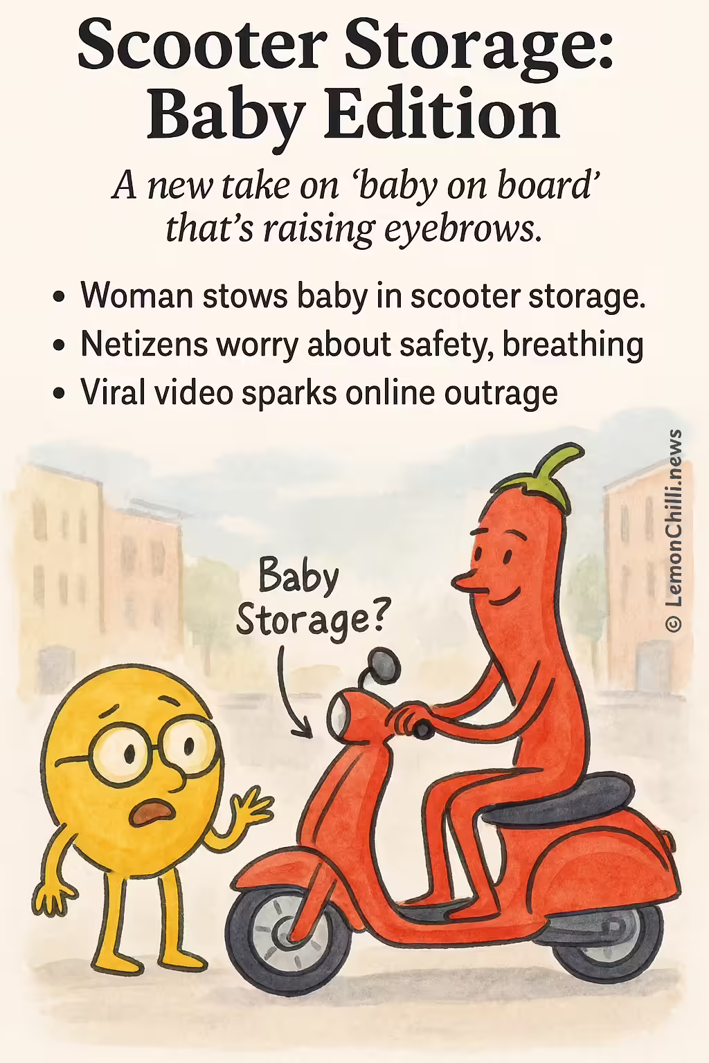 Scooter Storage: Baby Edition