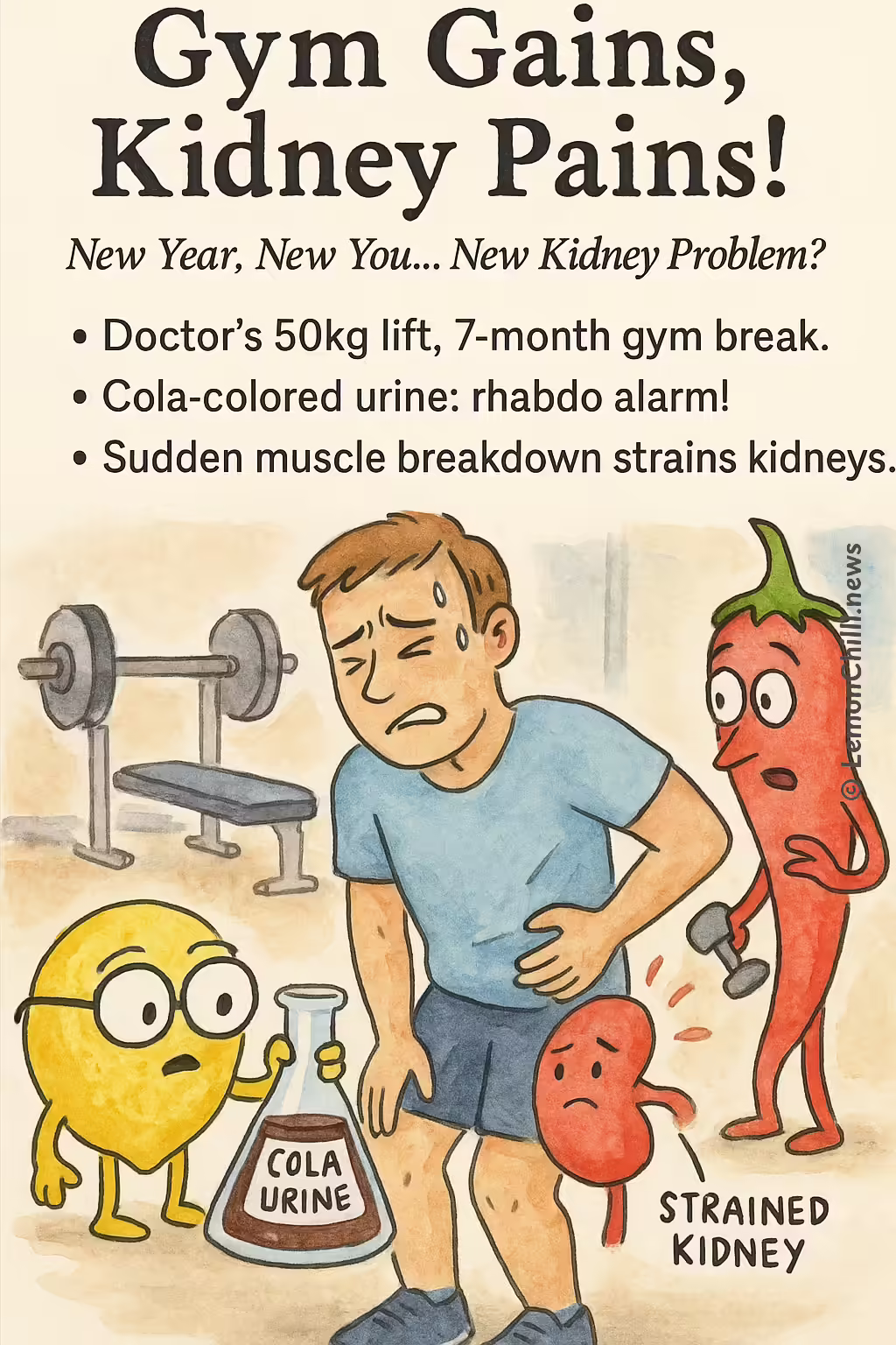 Gym Gains, Kidney Pains!