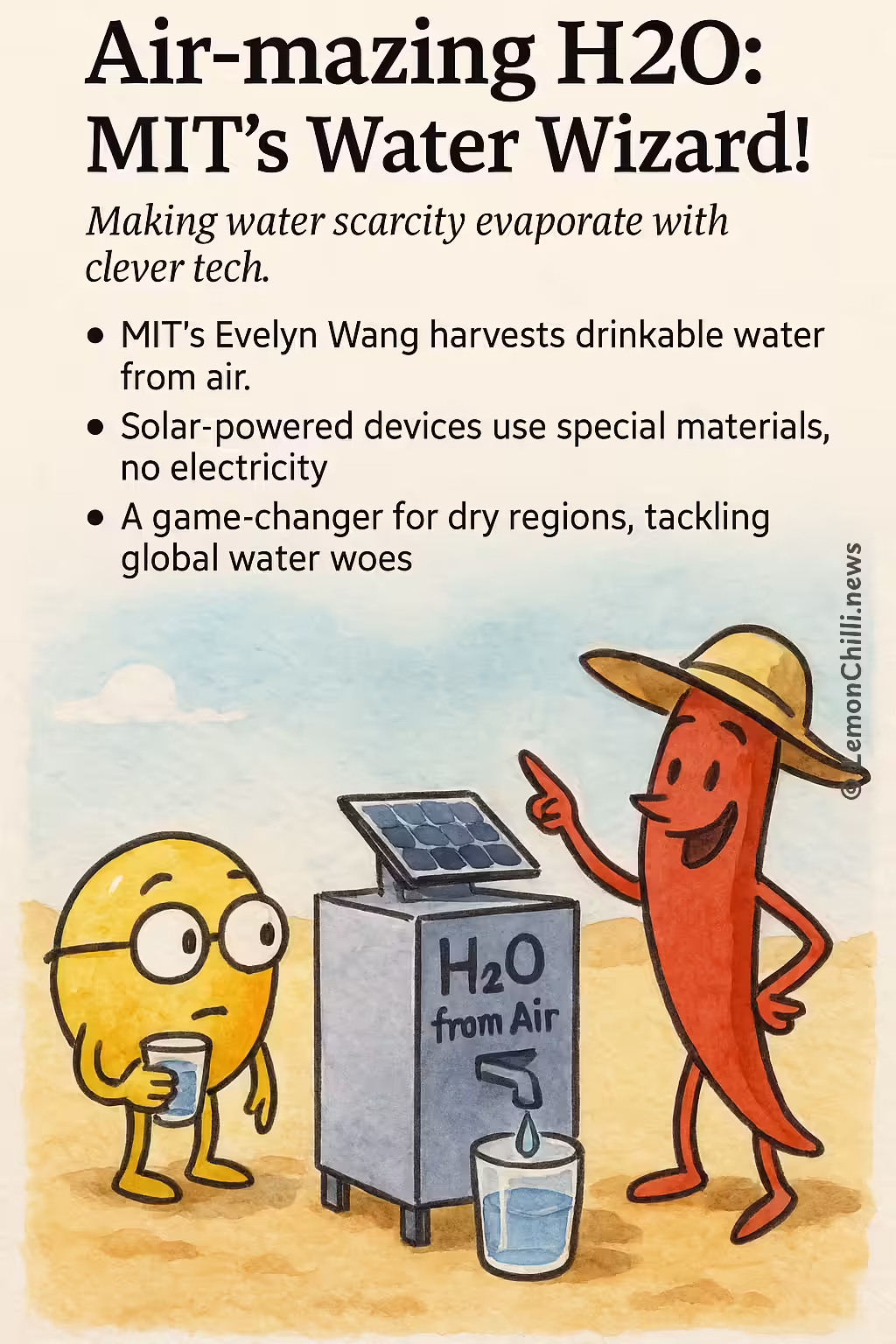 Air-mazing H2O: MIT's Water Wizard!