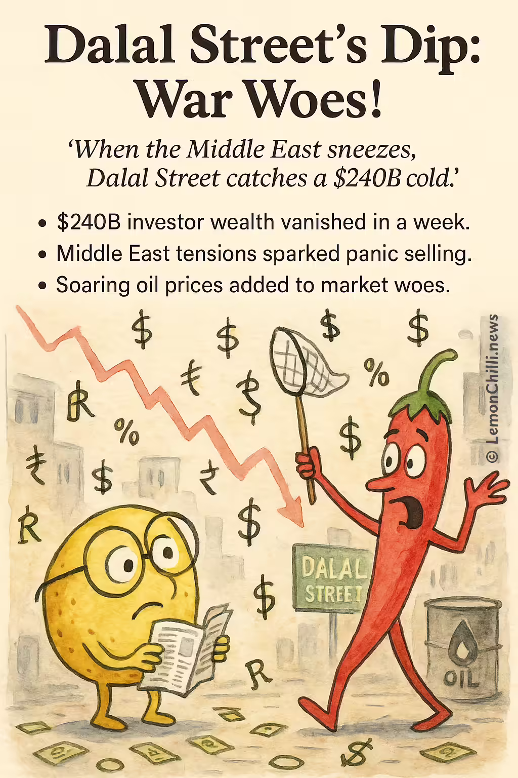 Dalal Street's Dip: War Woes!