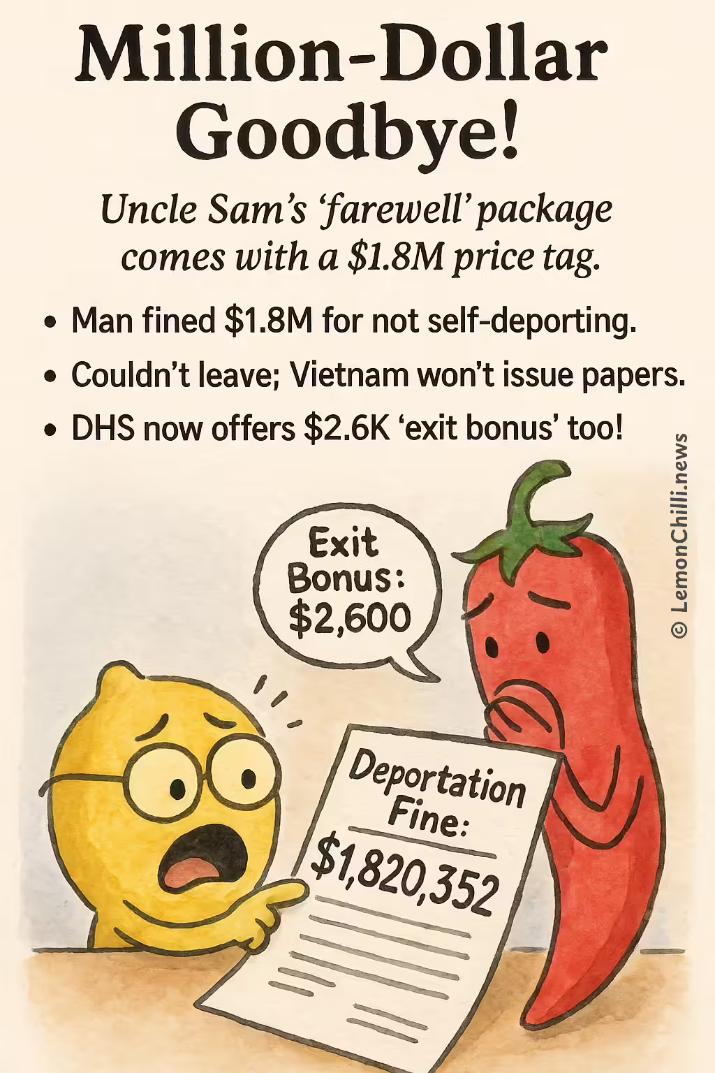 Million-Dollar Goodbye!