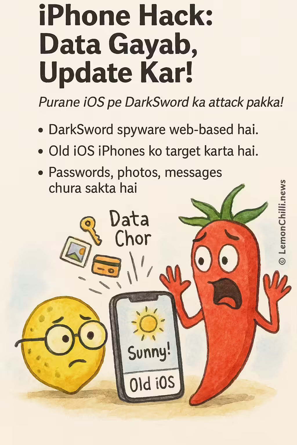 iPhone Hack: Data Gayab, Update Kar!