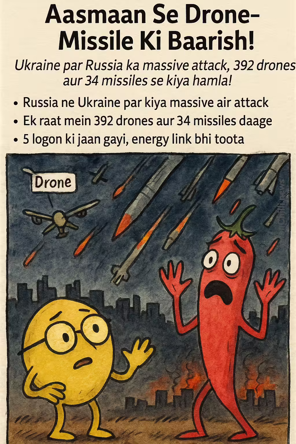 Aasmaan Se Drone-Missile Ki Baarish!