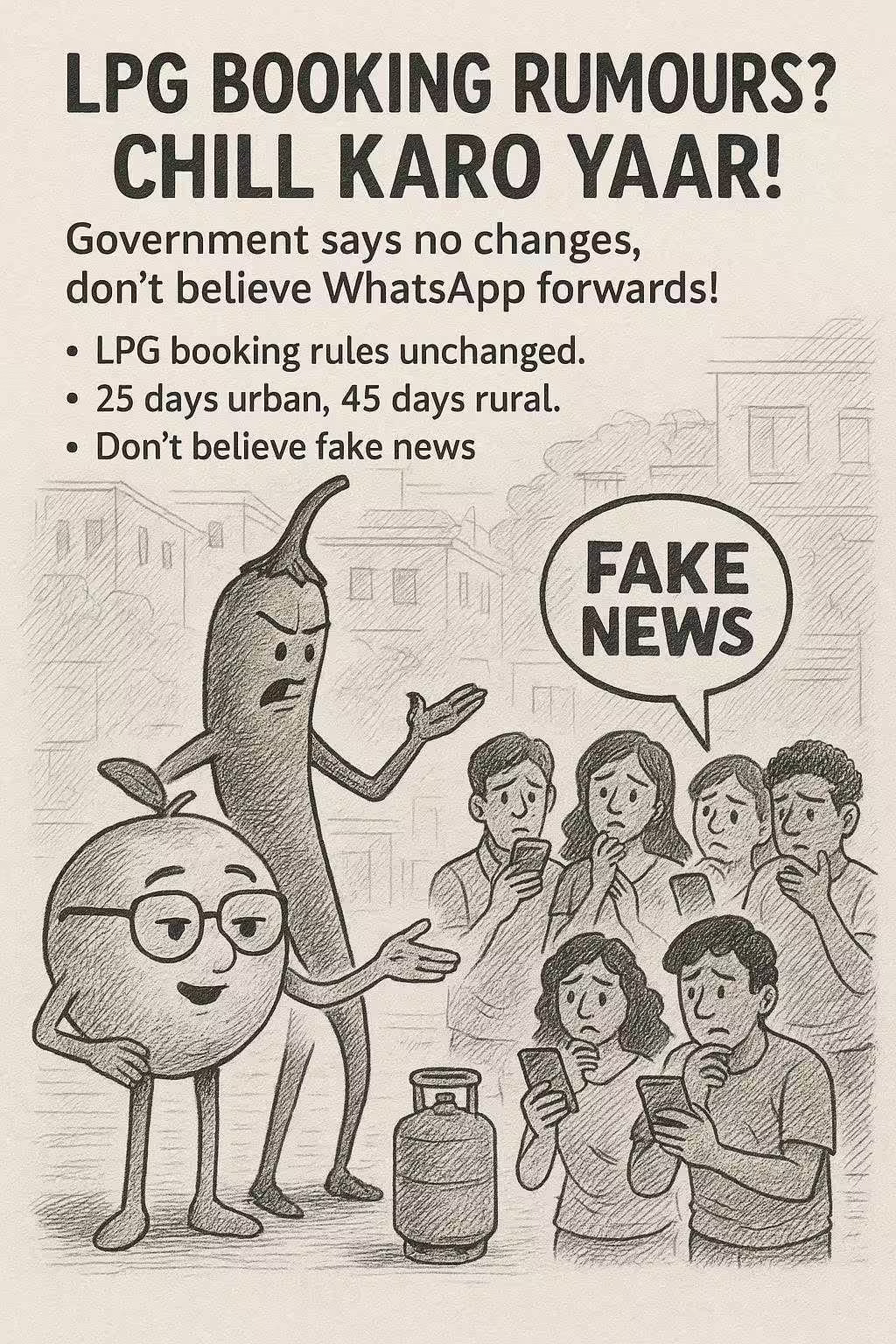 LPG Booking Rumours? Chill Karo Yaar!