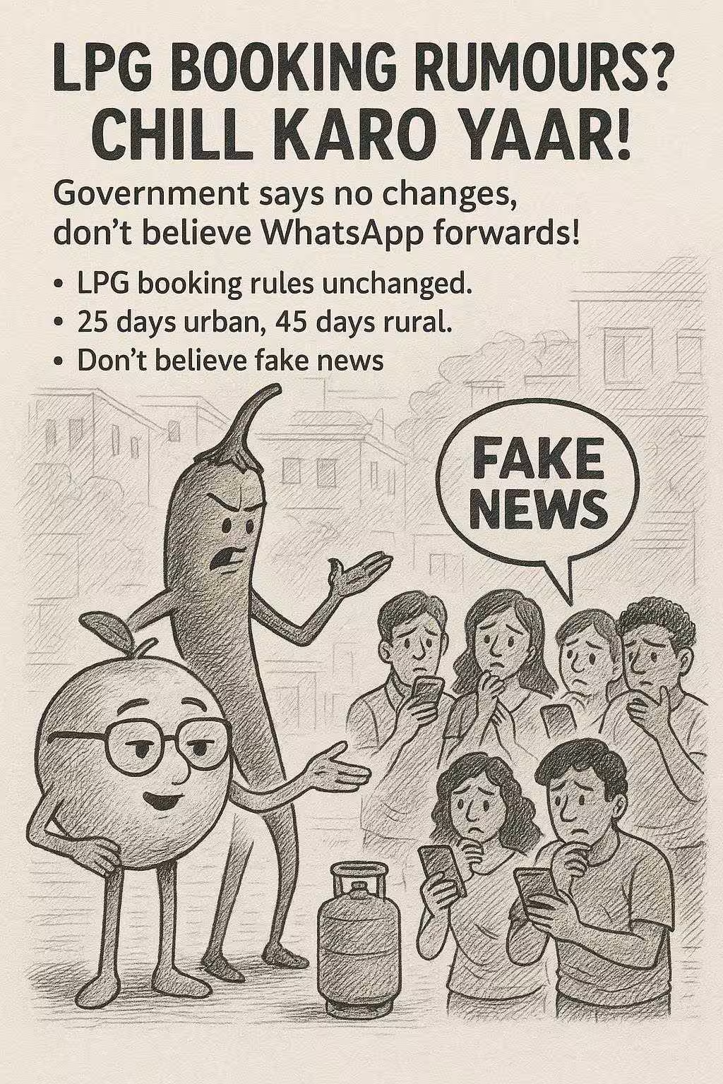LPG Booking Rumours? Chill Karo Yaar!