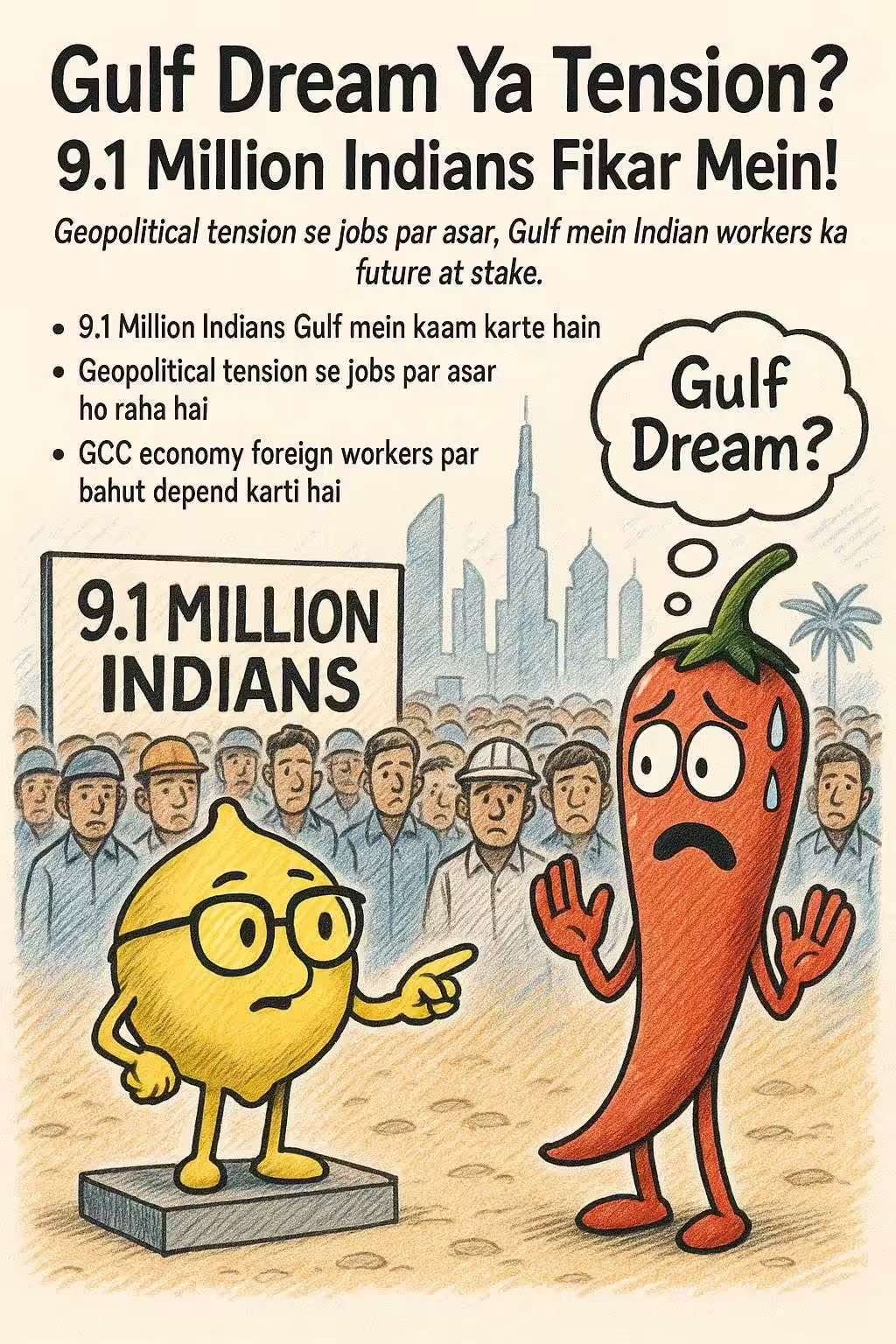 Gulf Dream Ya Tension? 9.1 Million Indians Fikar Mein!
