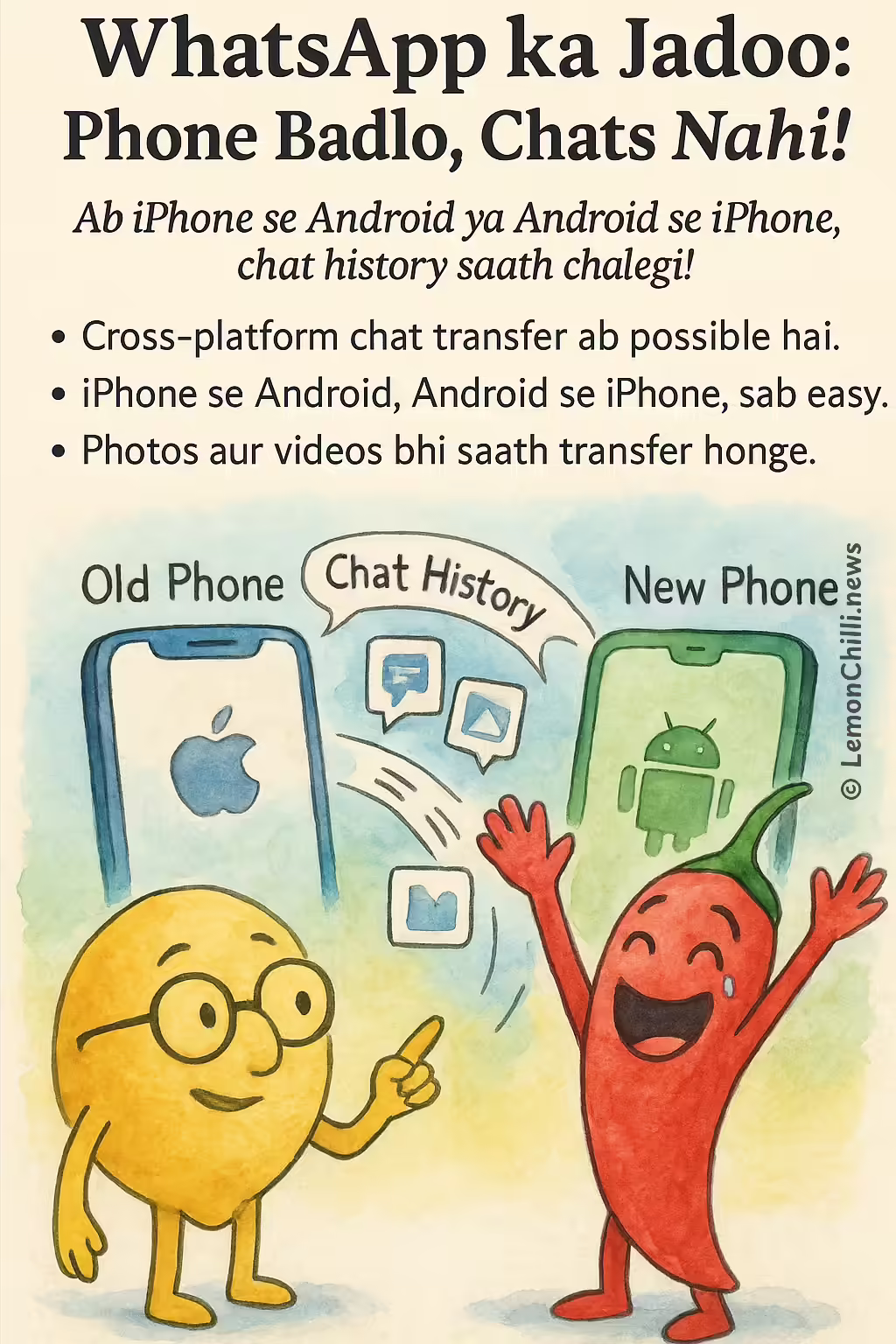 WhatsApp ka Jadoo: Phone Badlo, Chats Nahi!