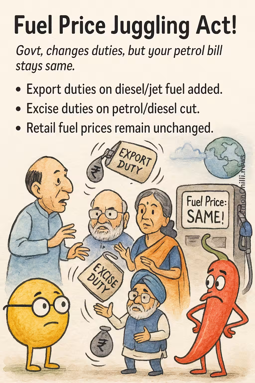 Fuel Price Juggling Act!
