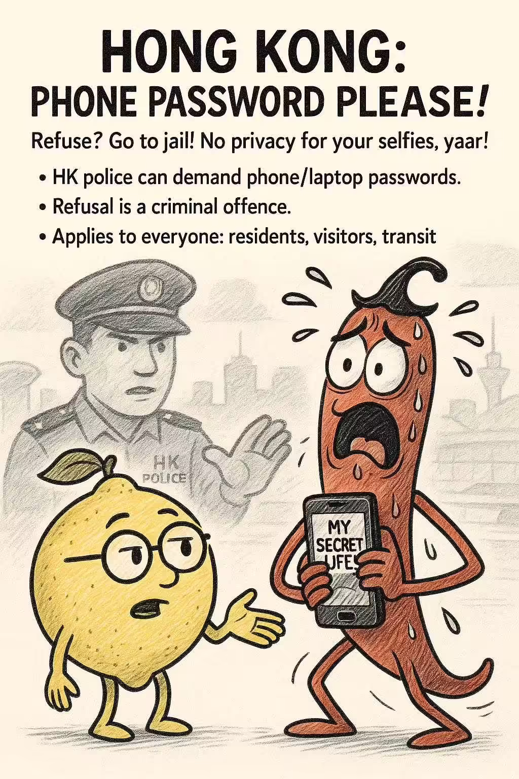 Hong Kong: Phone Password Please!