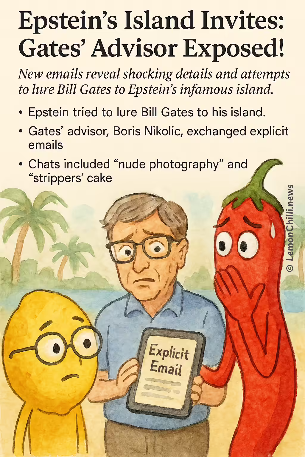 Epstein's Island Invites: Gates' Advisor Exposed!