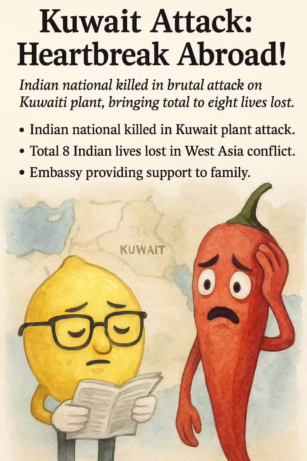 Kuwait Attack: Heartbreak Abroad!