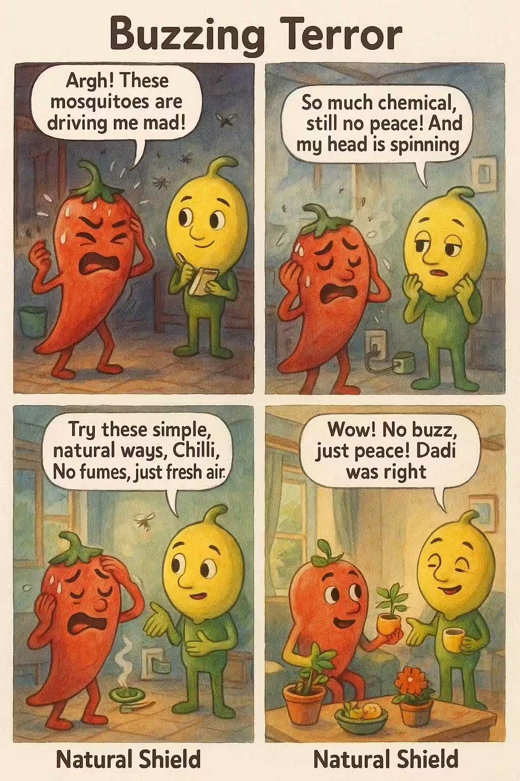 Buzz Off, Mosquitoes!