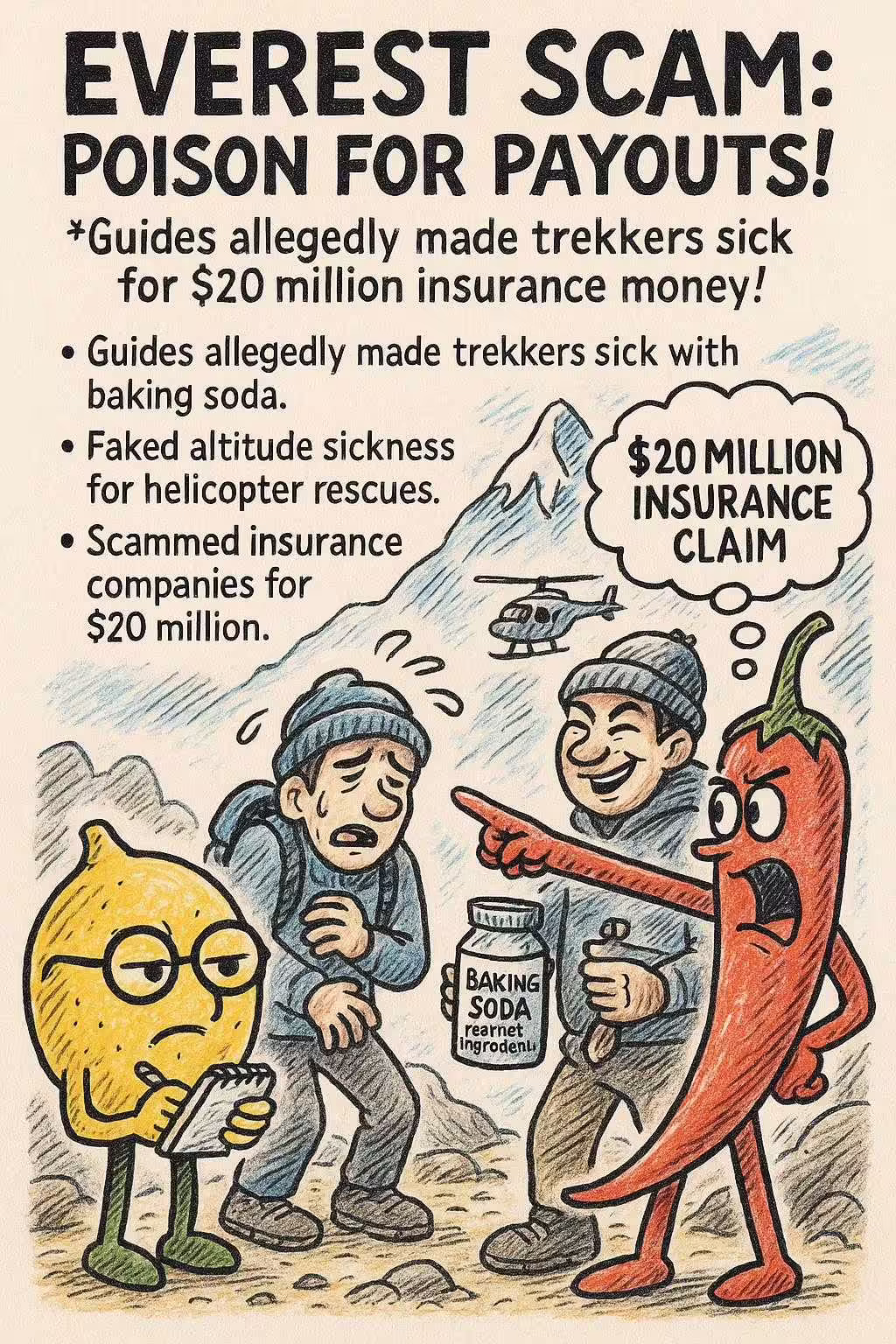 Everest Scam: Poison for Payouts!