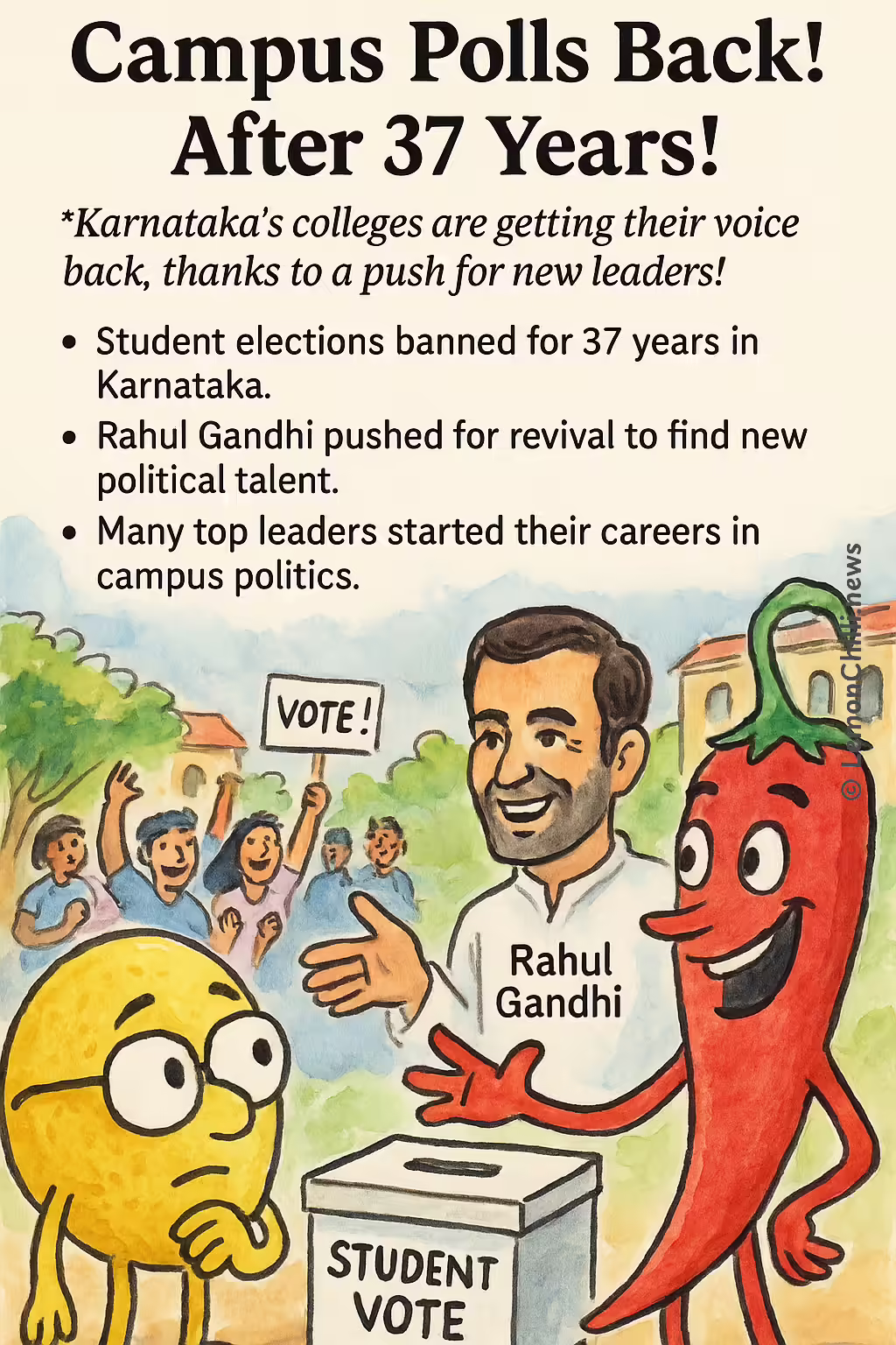 Campus Polls Back! After 37 Years!