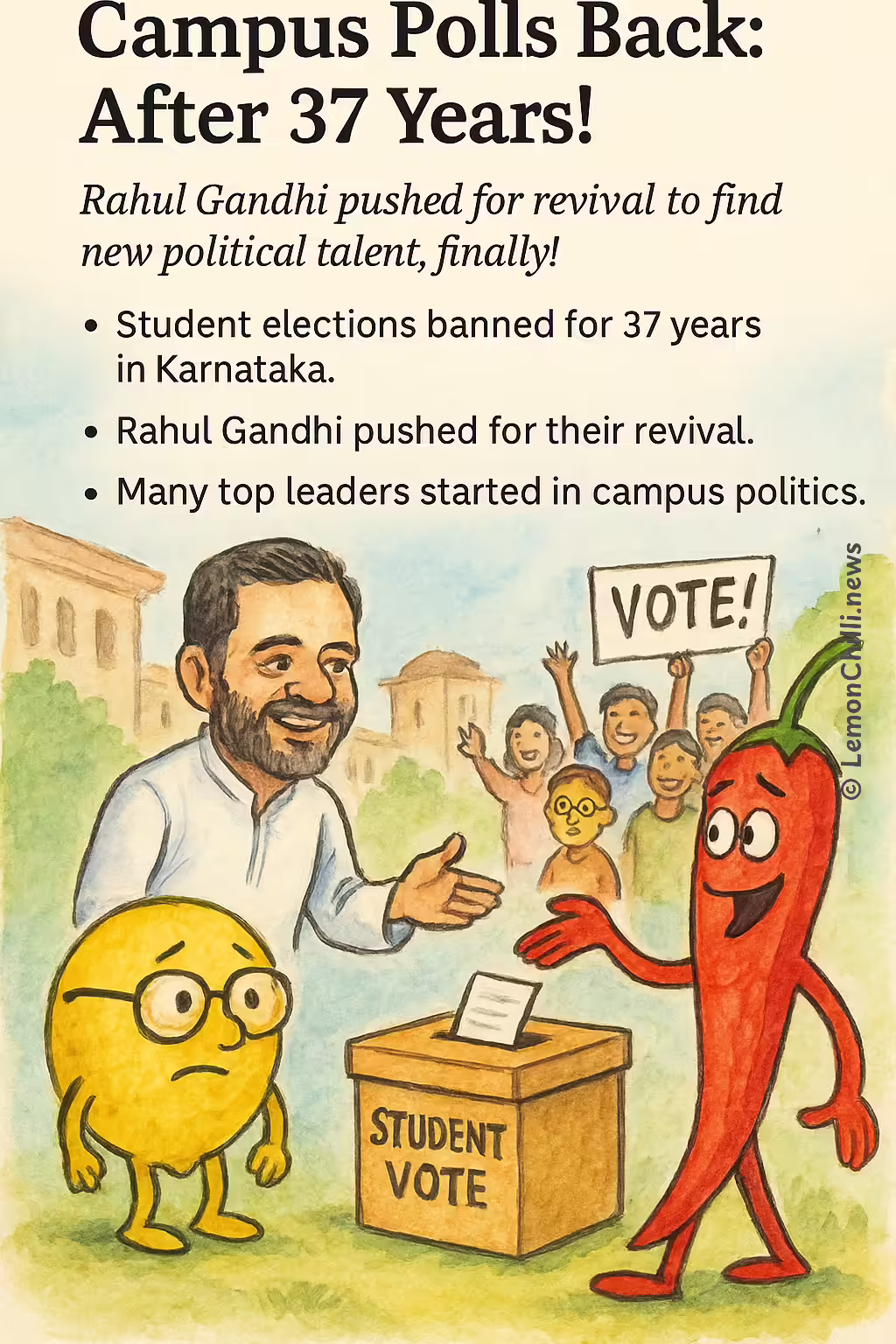 Campus Polls Back! After 37 Years!