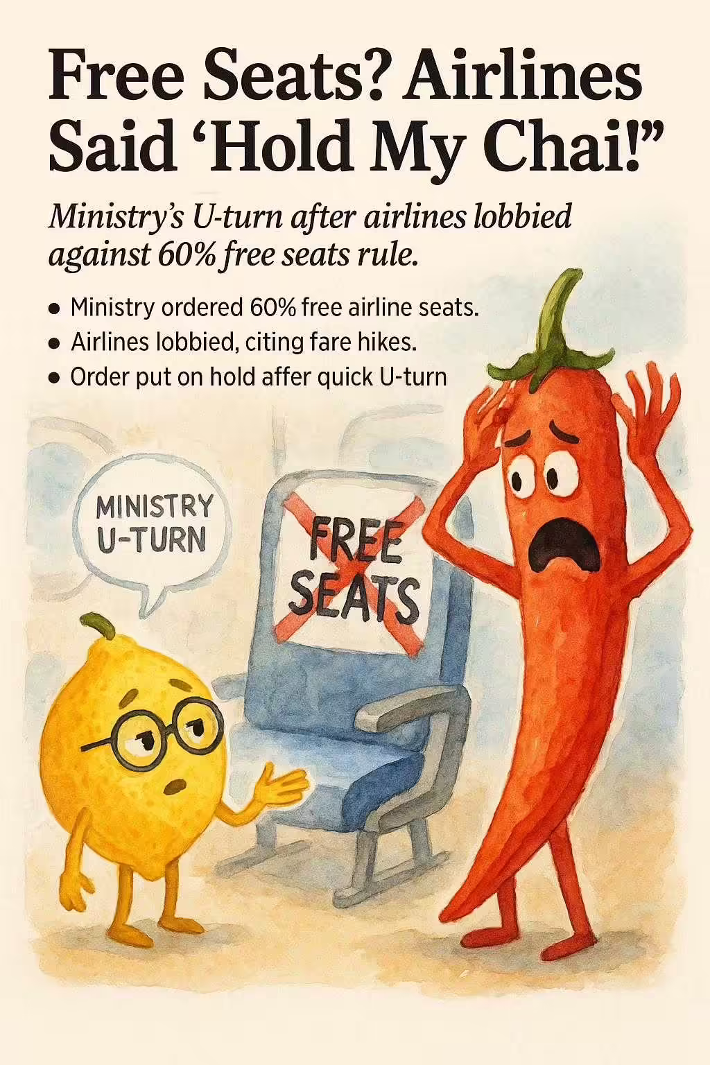 Free Seats? Airlines Said "Hold My Chai!"