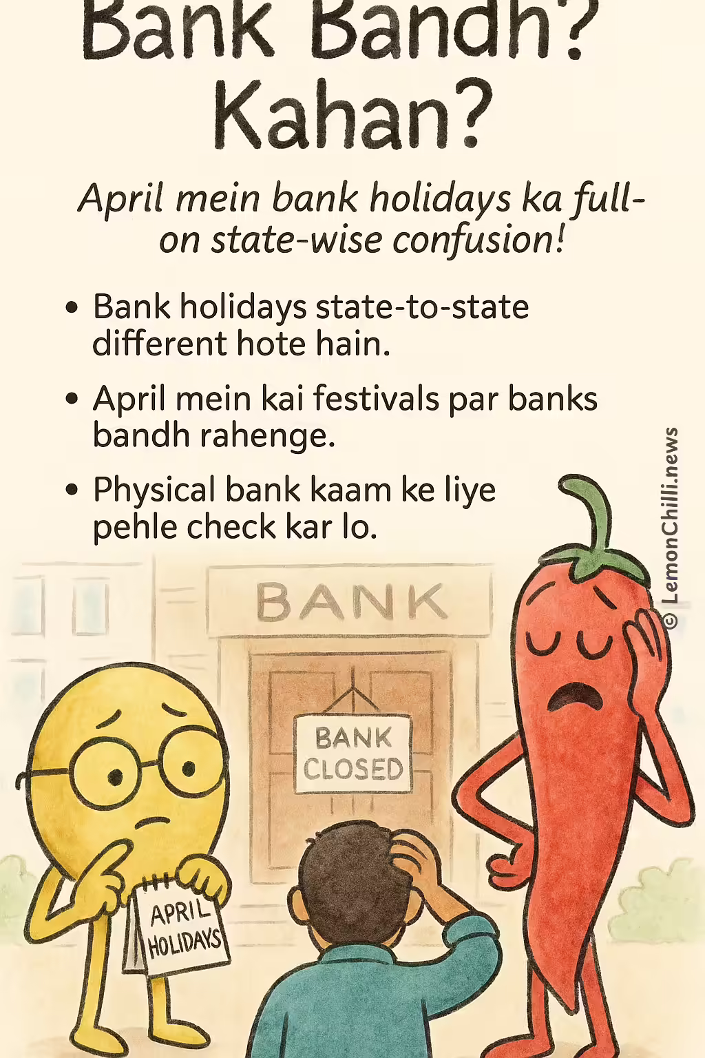 Bank Bandh? Kahan?