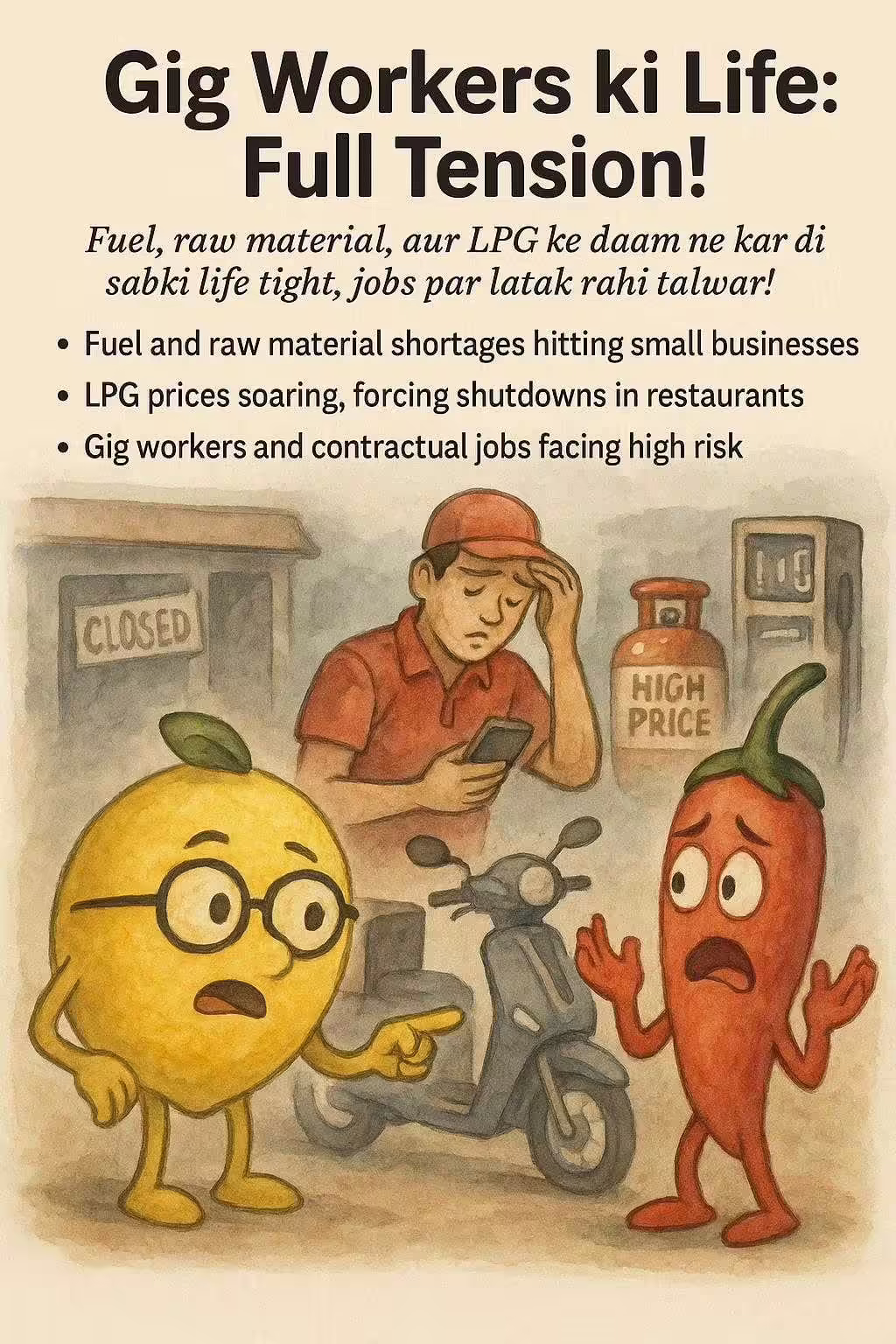 Gig Workers ki Life: Full Tension!