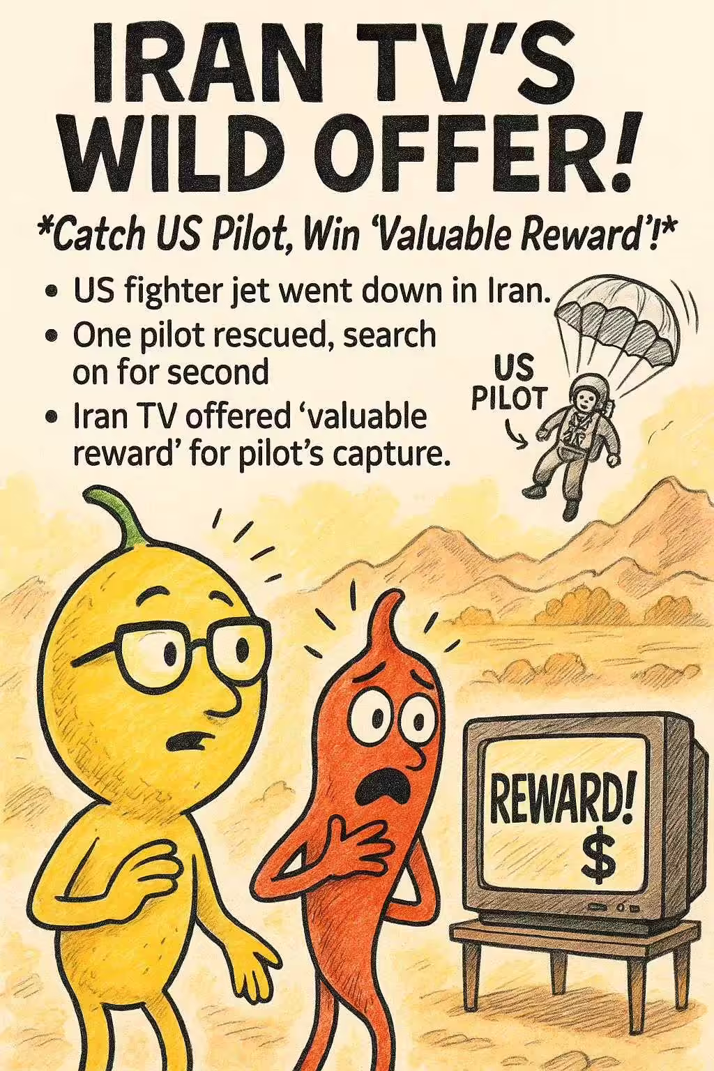 Iran TV's Wild Offer!