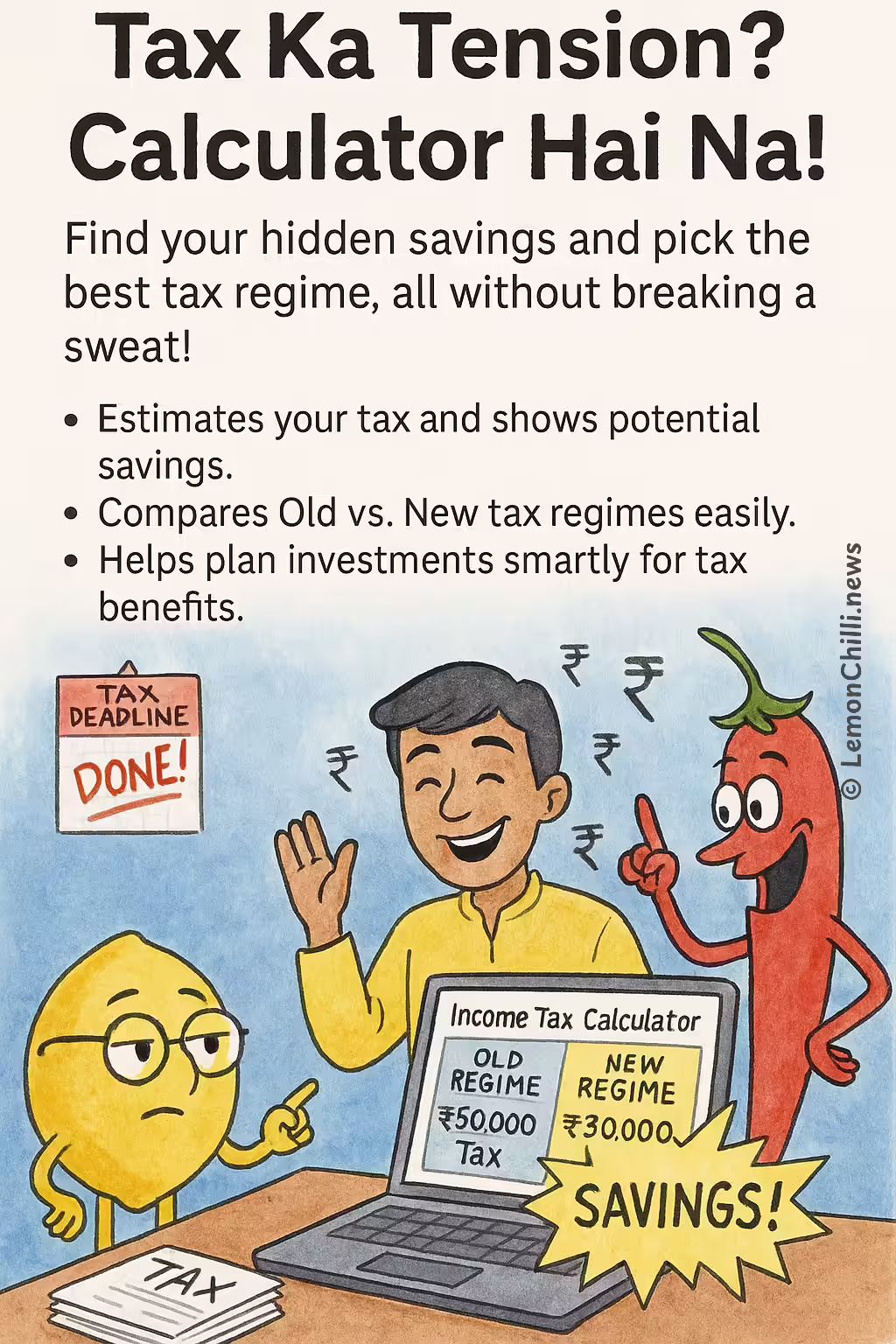 Tax Ka Tension? Calculator Hai Na!
