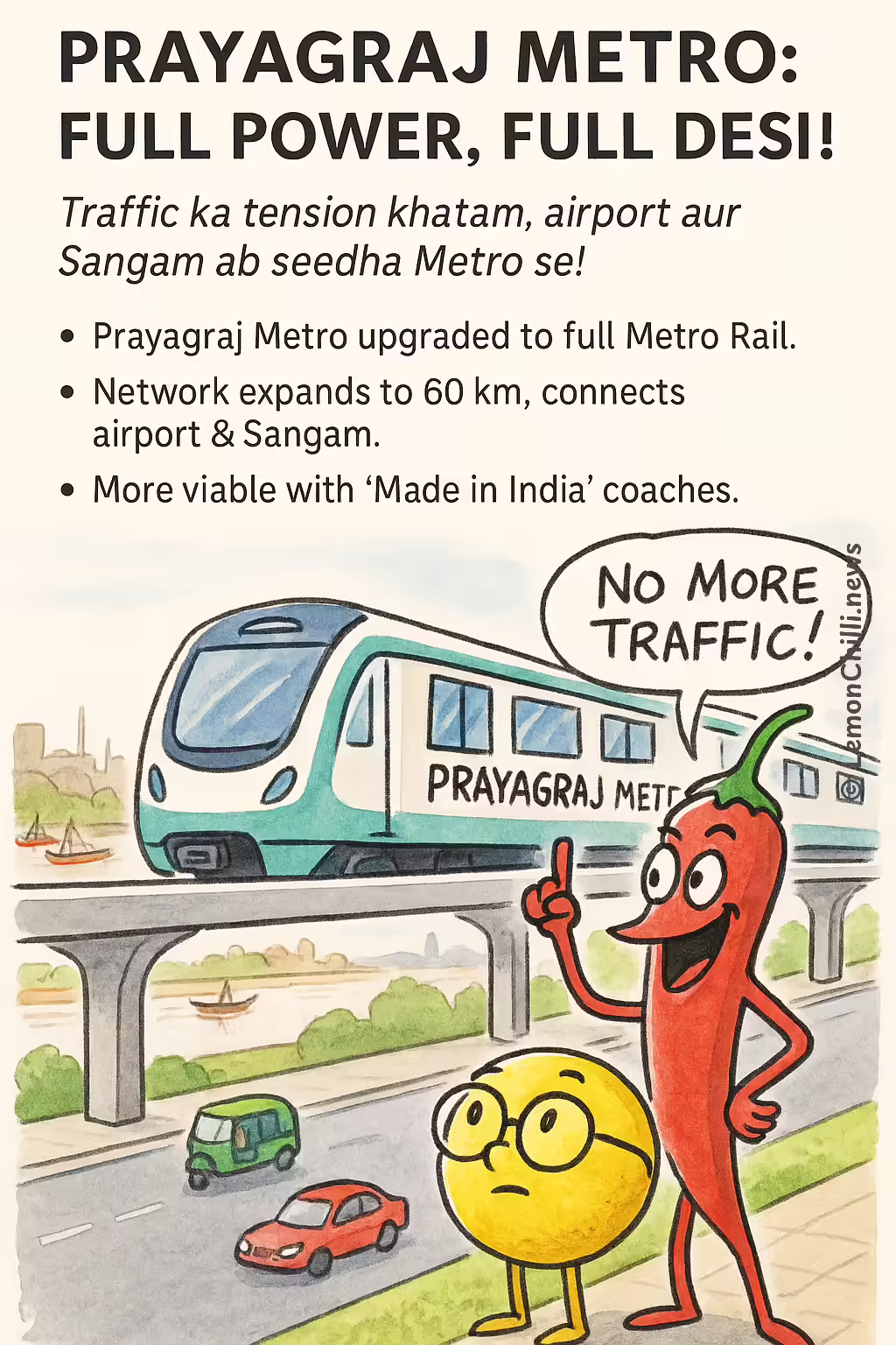 Prayagraj Metro: Full Power, Full Desi!