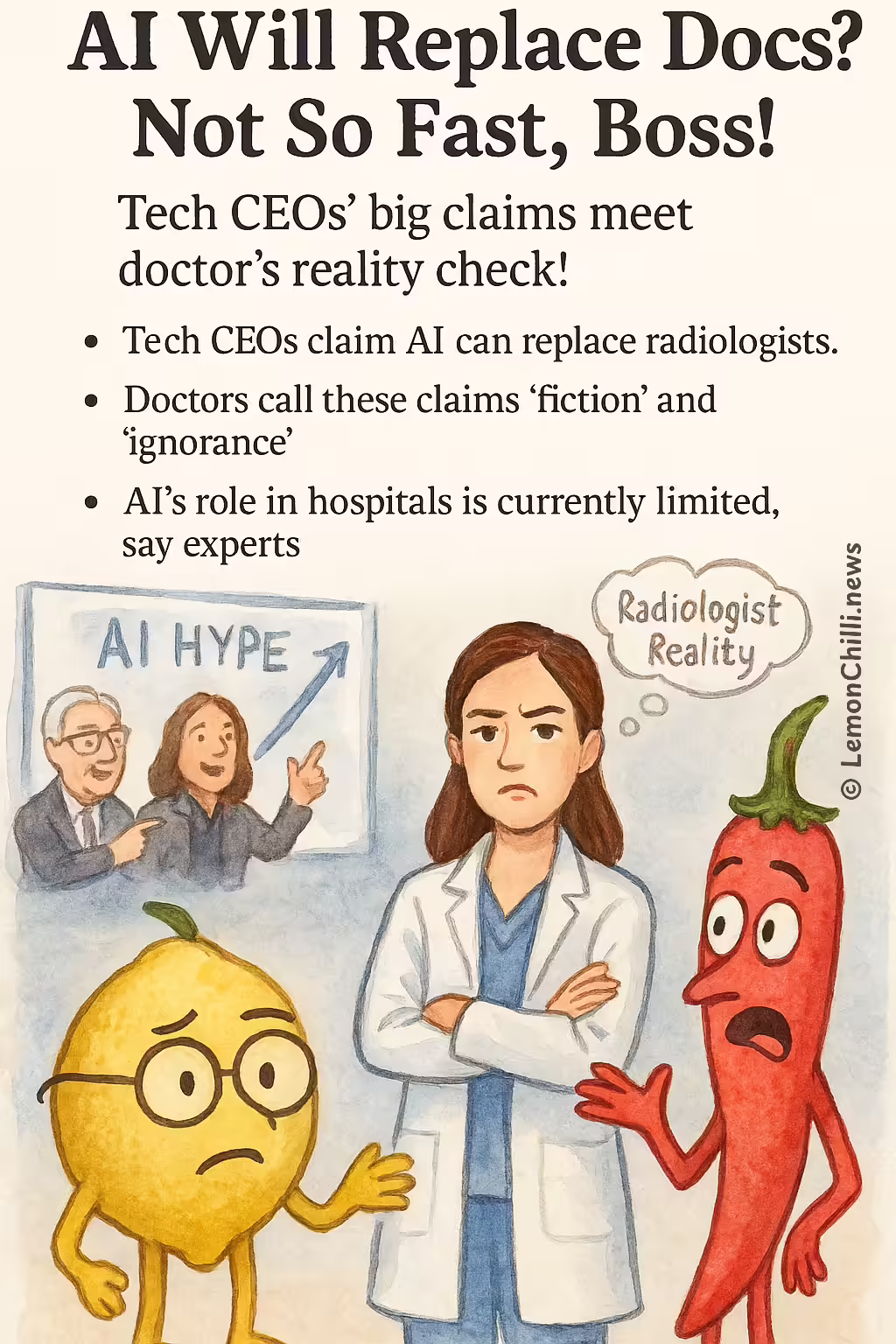 AI Will Replace Docs? Not So Fast, Boss!