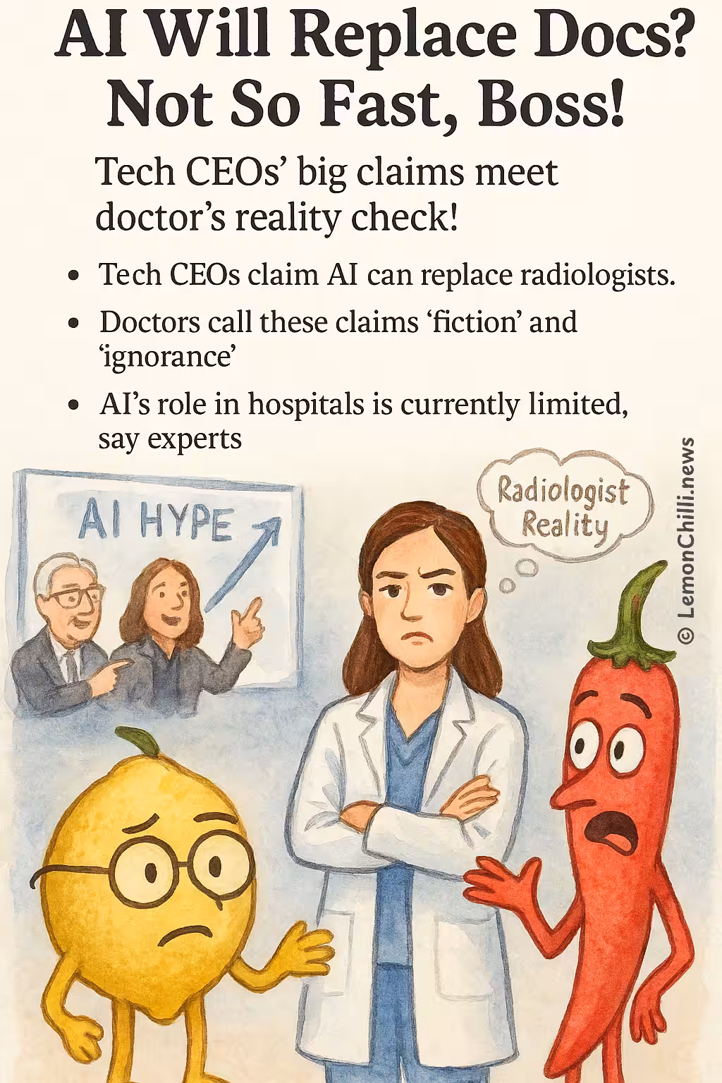 AI Will Replace Docs? Not So Fast, Boss!