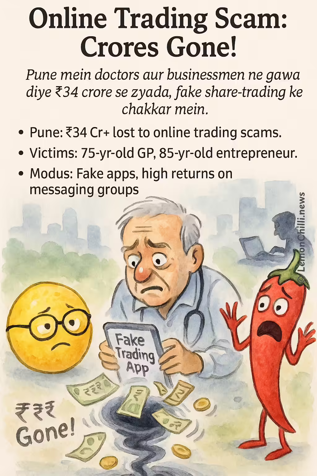 Online Trading Scam: Crores Gone!