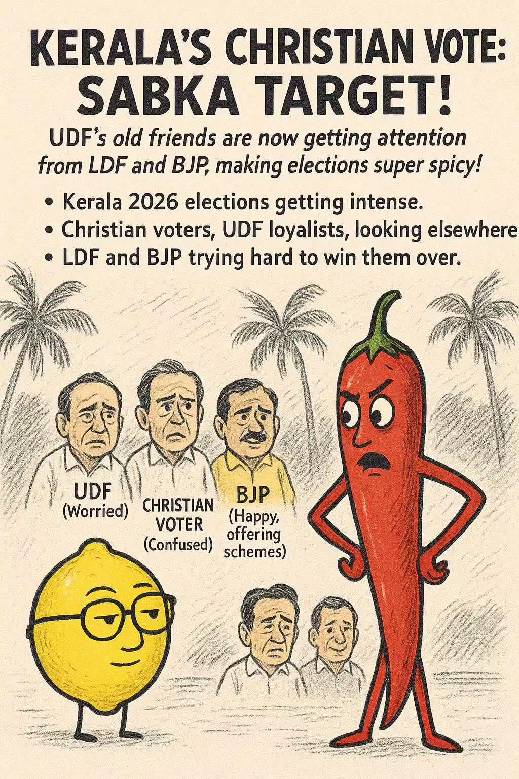 Kerala's Christian Vote: Sabka Target!