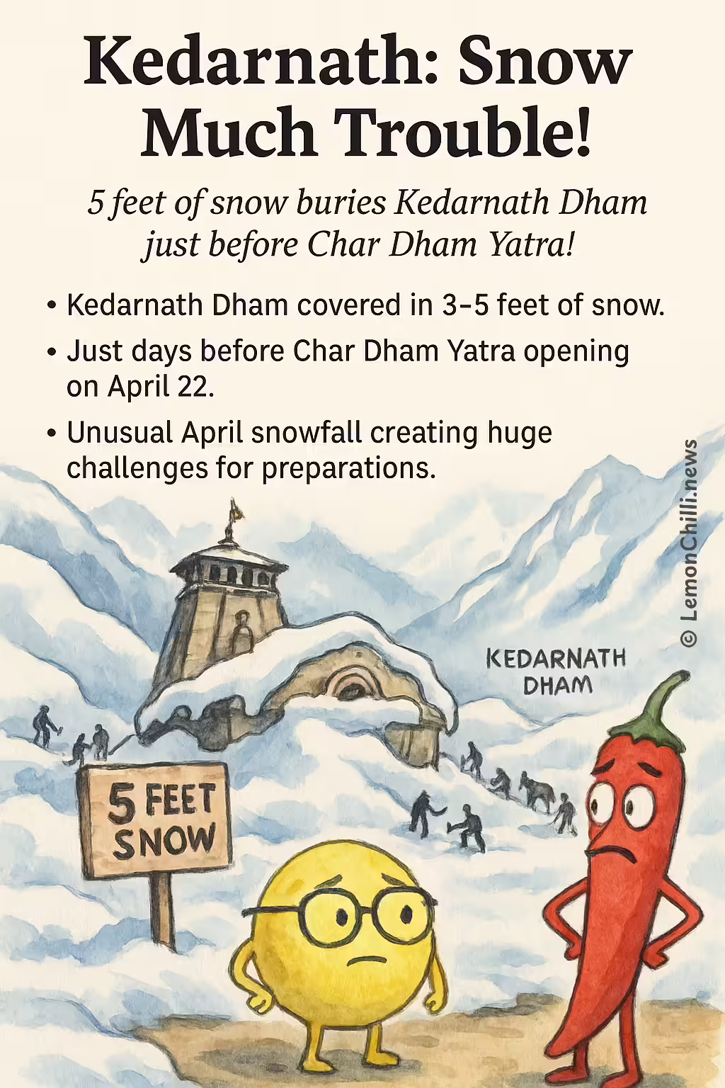 Kedarnath: Snow Much Trouble!