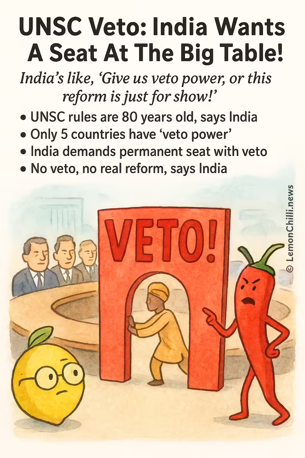 UNSC Veto: India Wants A Seat At The Big Table!