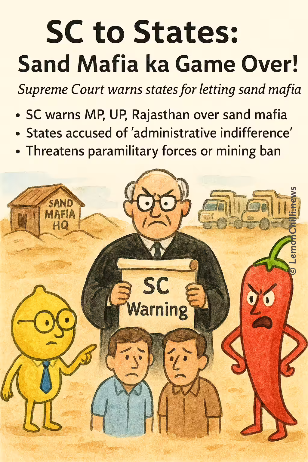 SC to States: Sand Mafia ka Game Over!