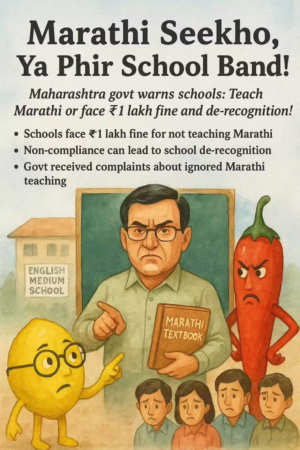 Marathi Seekho, Ya Phir School Band!