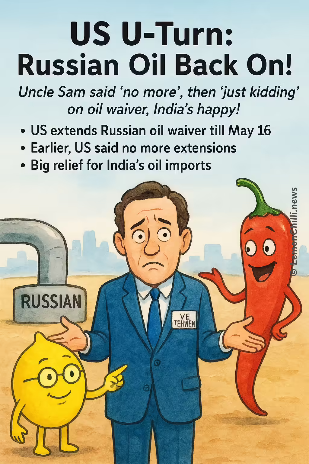 US U-Turn: Russian Oil Back On!