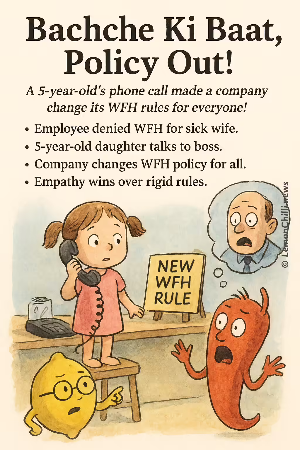 Bachche Ki Baat, Policy Out!