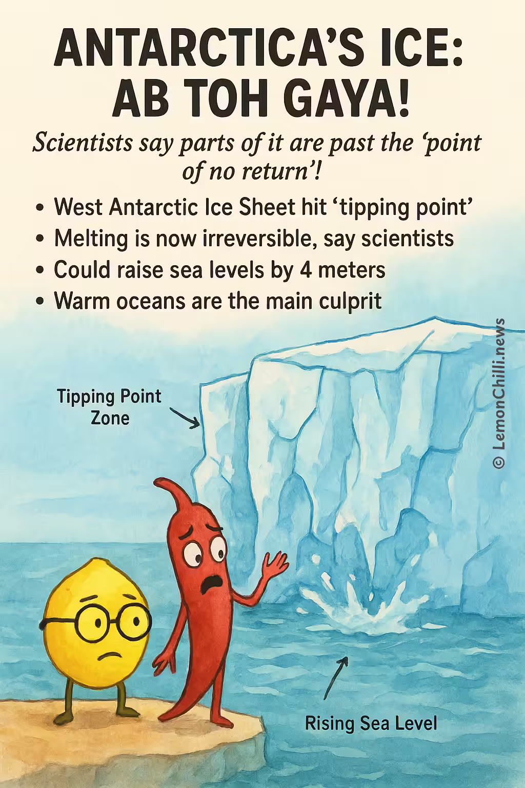 Antarctica's Ice: Ab Toh Gaya!