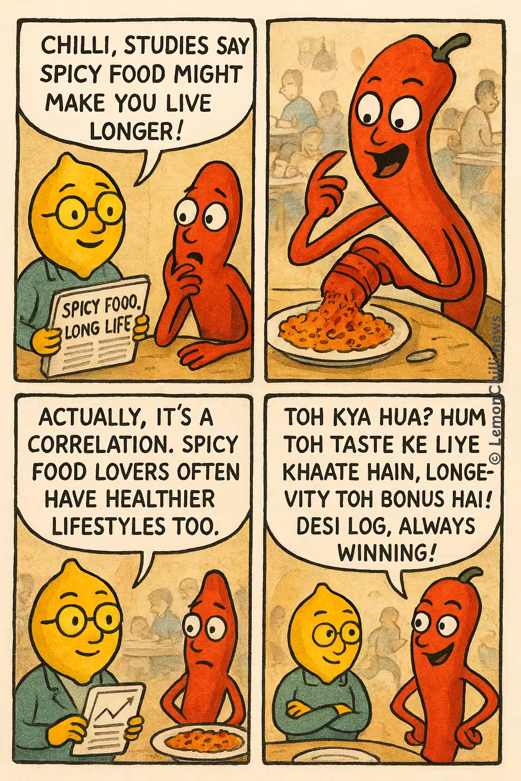 Mirchi Khao, Lambi Umar Pao?