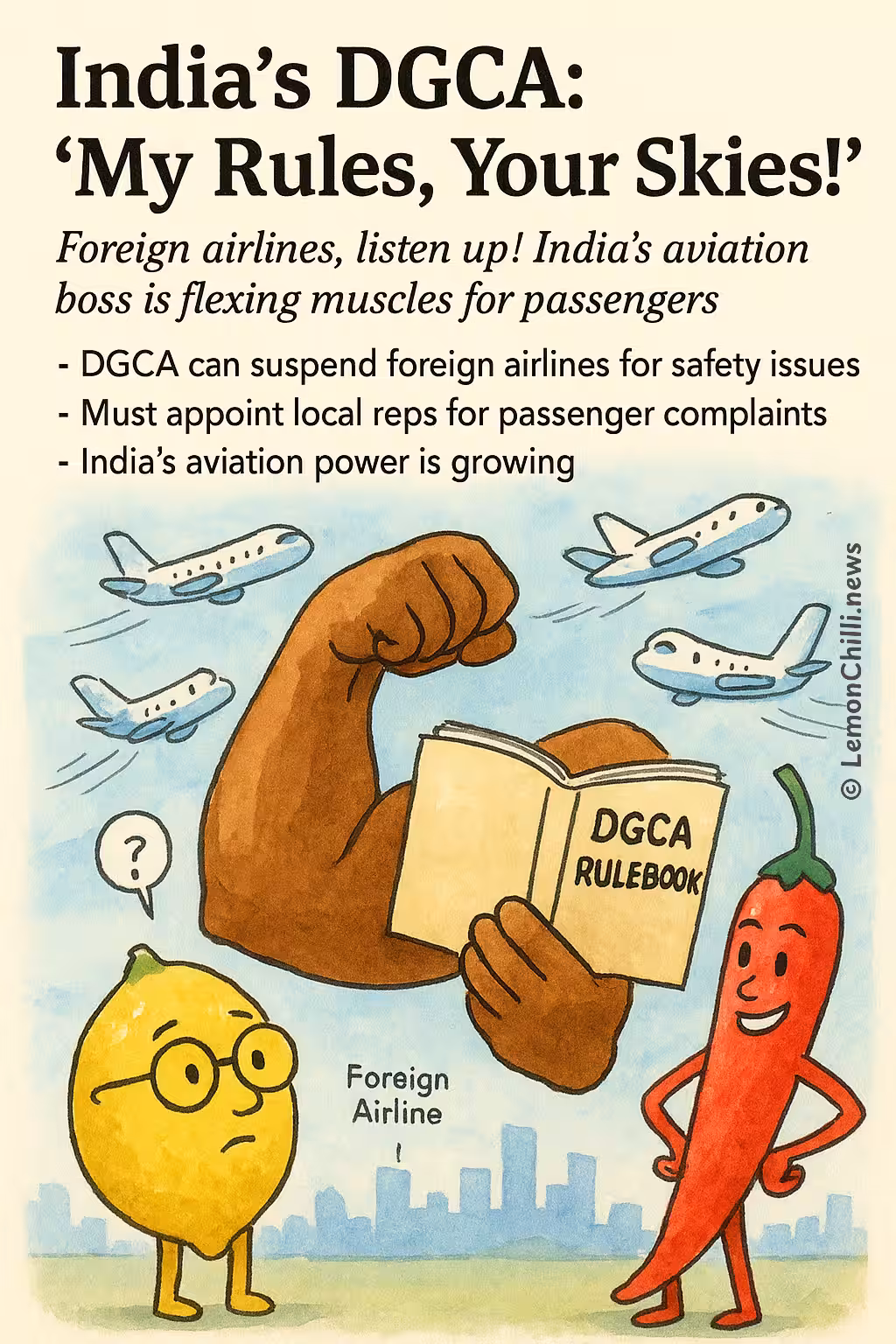 India's DGCA: "My Rules, Your Skies!"