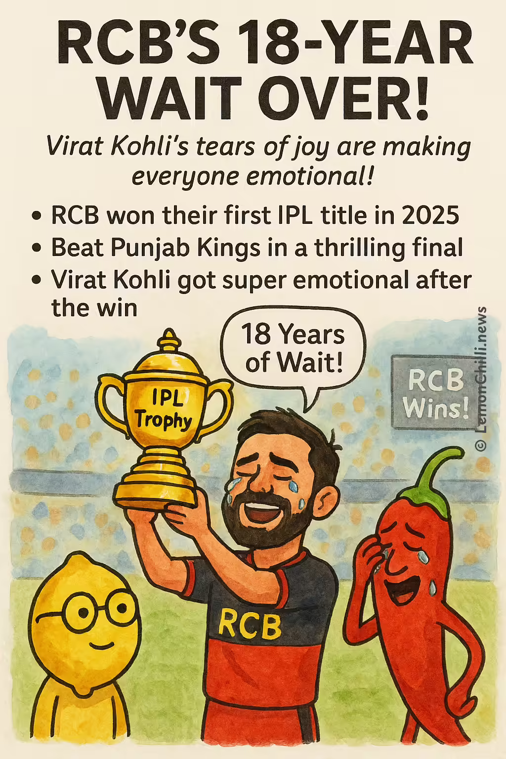 RCB's 18-Year Wait OVER!