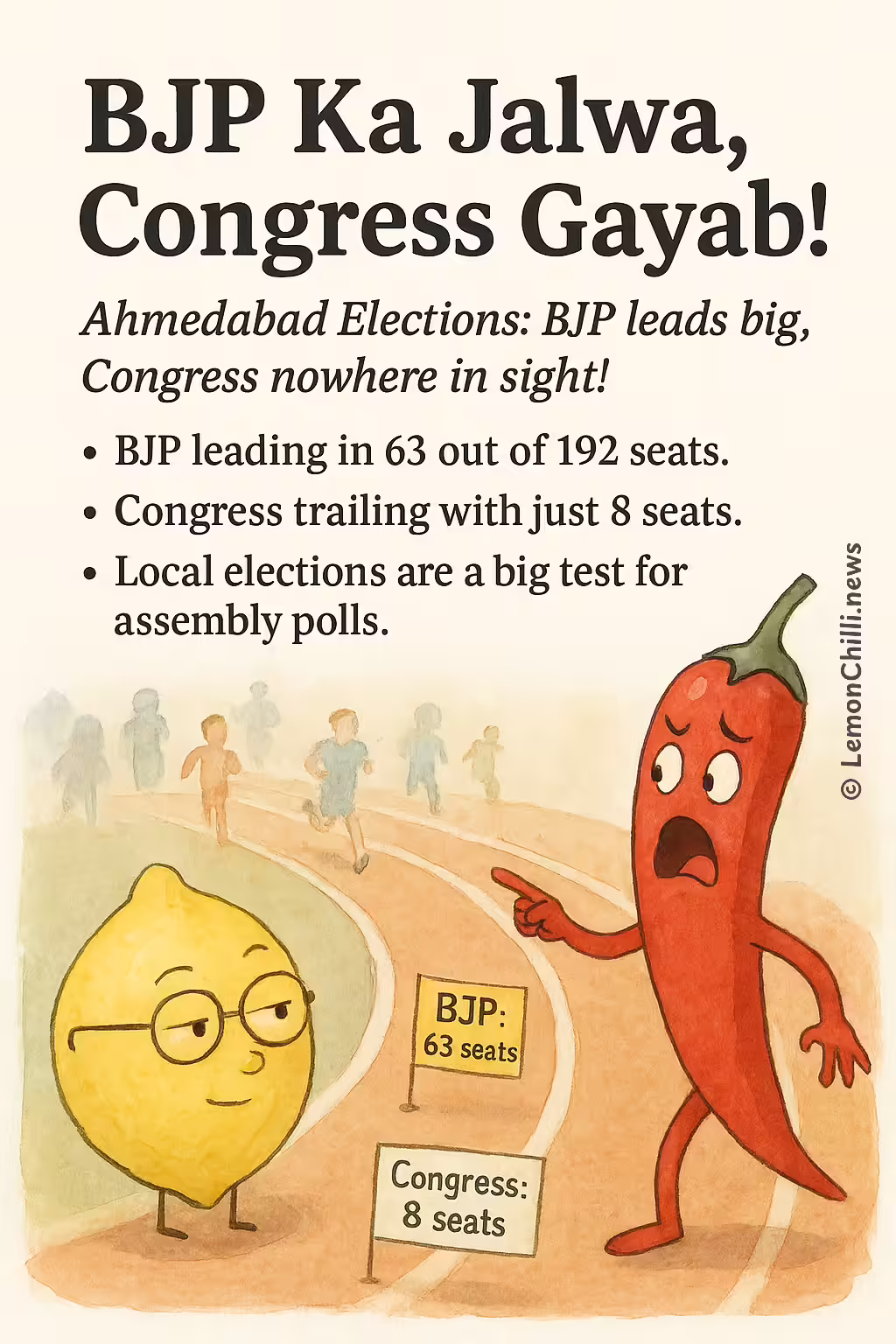 BJP Ka Jalwa, Congress Gayab!