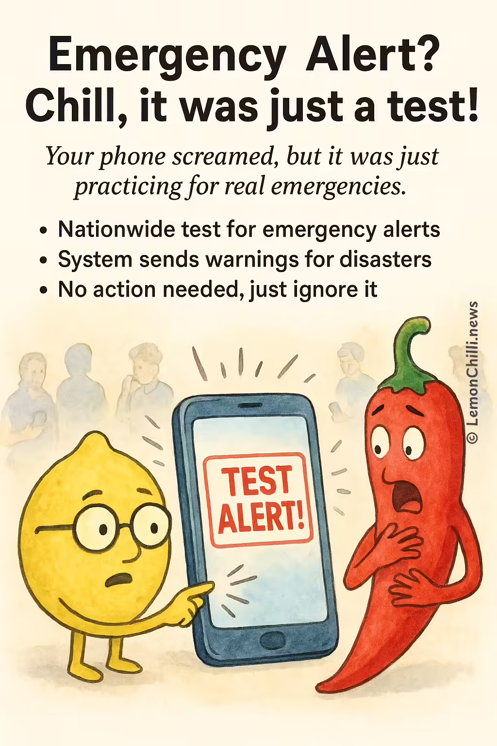 Emergency Alert? Chill, it was just a test!