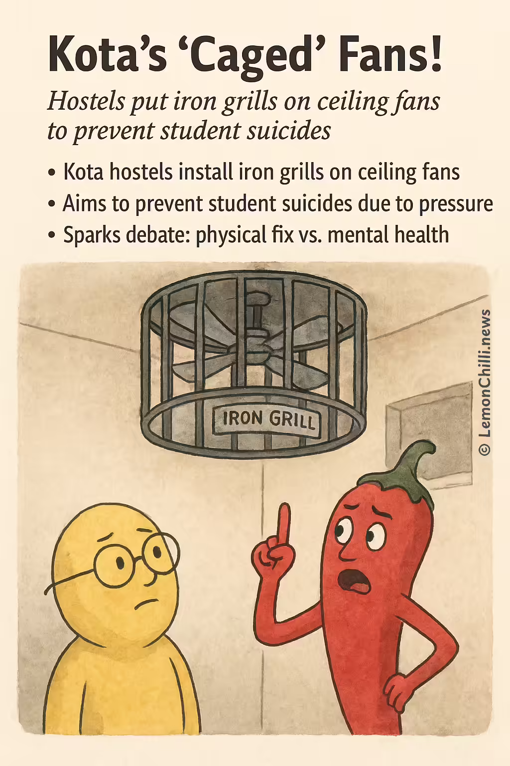 Kota's 'Caged' Fans!