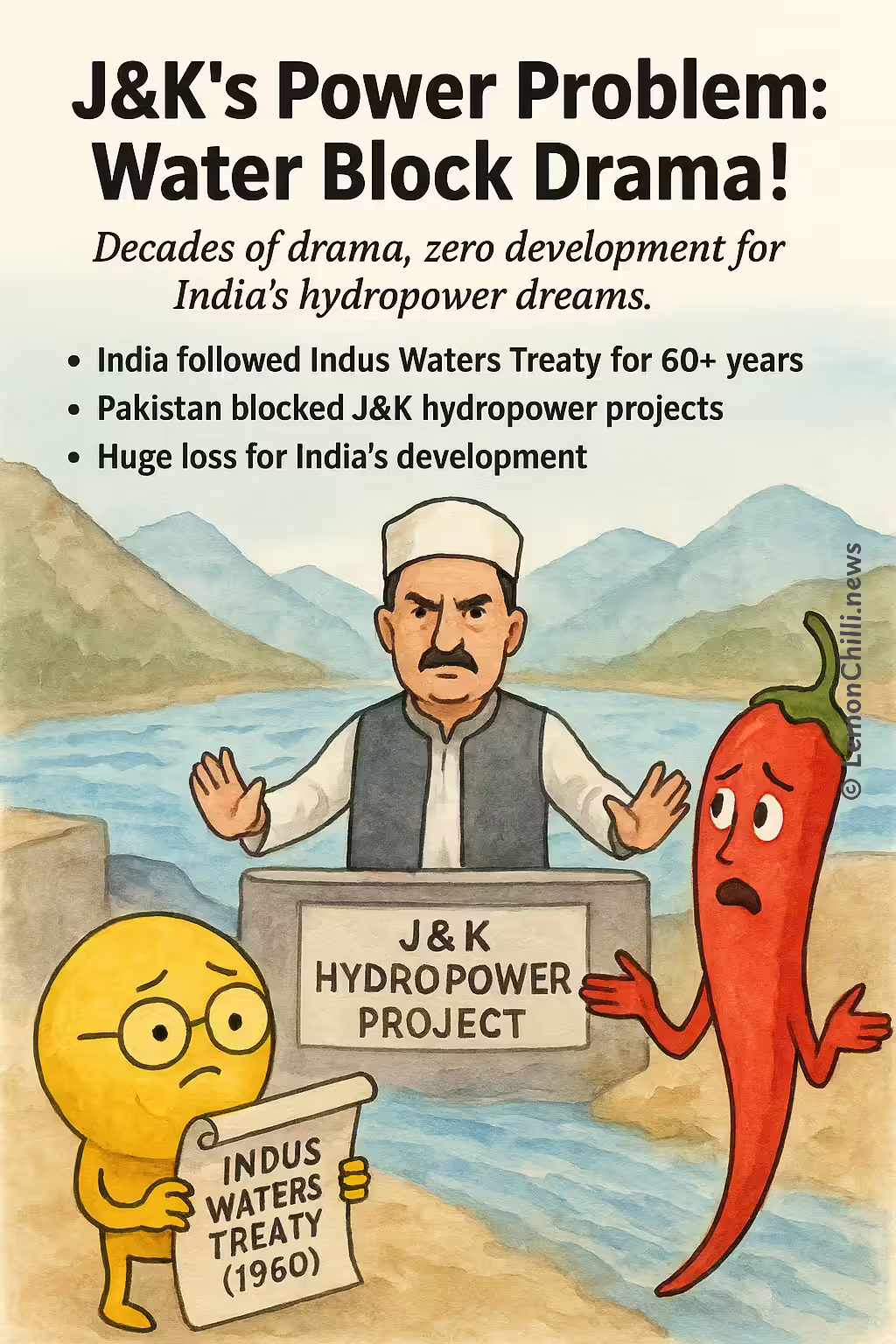 J&K's Power Problem: Water Block Drama!