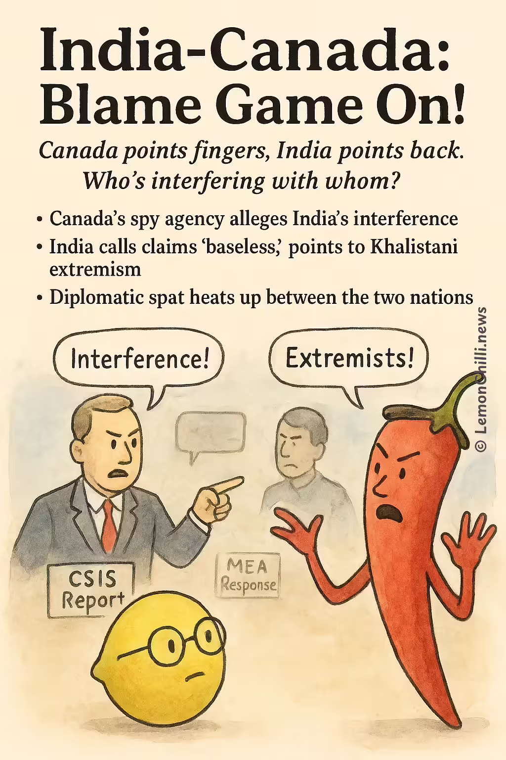India-Canada: Blame Game On!
